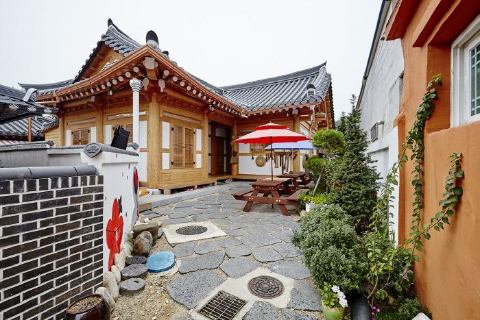 ג'אונג'ו Hanok Guesthouse Jangsoo מראה חיצוני תמונה